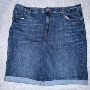 Sonoma women’s plus Bermuda Jean shorts size‎ 24W